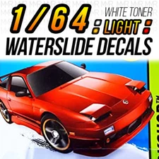 1/64 Scale NISSAN 180SX S13 Tail Light WaterSlide Decal for Hot