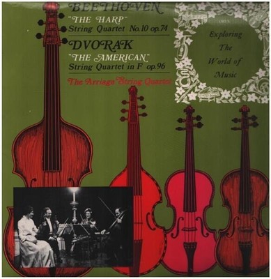 LP Beethoven / Dvorak String Quartet No. 10 The Harp / String Quartet in F T