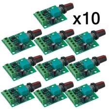 10pcs 2A PWM Motor Speed Controller Low Voltage DC LED Dimmer 1.8v 3v 5v 6v 12v