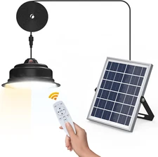 Solar Lights Indoor Outdoor Home IP65 Waterproof 120LED Solar Pendant Light with