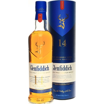 Glenfiddich 14 Jahre Bourbon Barrel Reserve 0,7 Liter 43 % Vol.