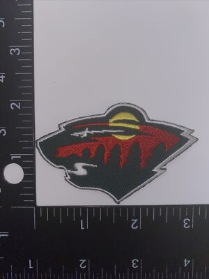 #ad Minnesota wild iron on patch $2.99