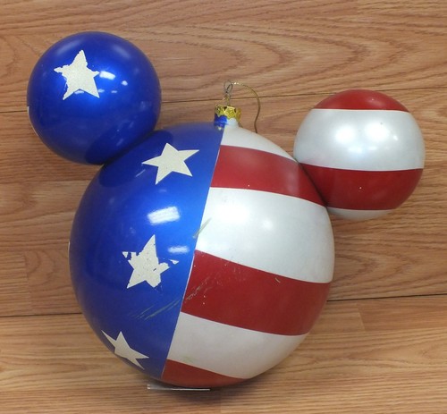 Blue Mickey Mouse Head Ornament | eBay