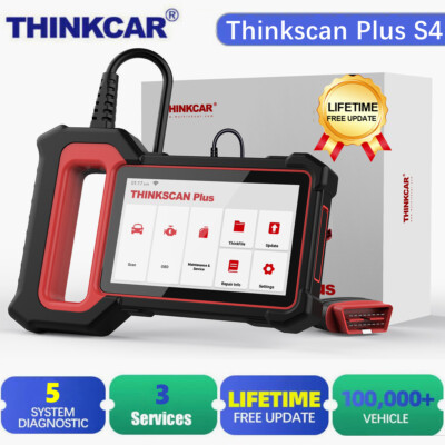 ThinkScan PLUS S4 ABS SRS Automotive OBD2 Scanner Diagnostic Reset Scan Tool US