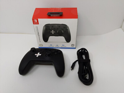 PowerA Enhanced Wireless Nintendo Switch Controller Black, Rechargeable Pro