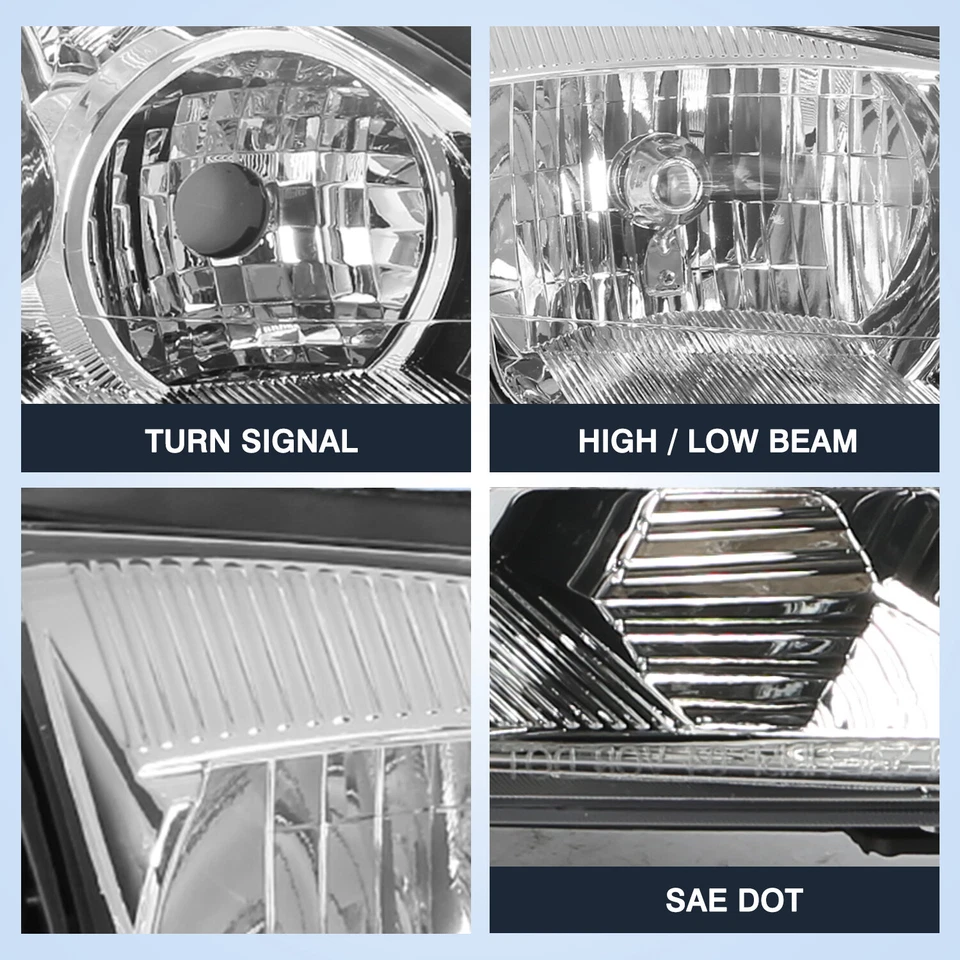 Faros halógenos para Ford Focus 2005-2007 2 piezas [estilo OE] izquierda+derecha 05 06 07 Foto 4 de 4