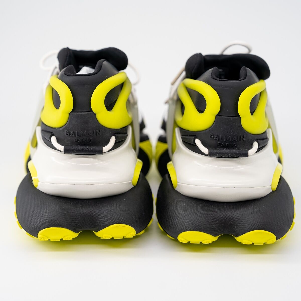 size 43/ US 10 - Balmain Unicorn Green Black Yellow Sneakers size 43/ US 10 - Balmain Unicorn Green Black Yellow Sneakers