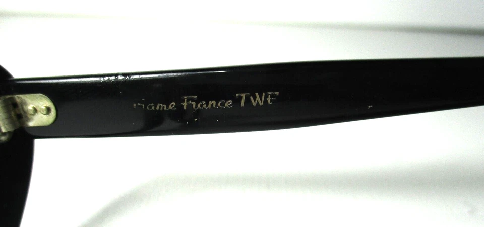 Gafas L. Evrard Cateye vintage bronce marrón hechas en Francia monturas solamente Foto 4 de 4