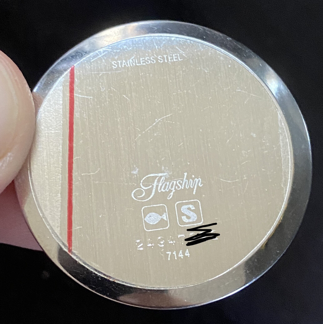 BACK COVER CASE LONGINES FLAGSHIP CHRONOGRAPH REF… - image 1