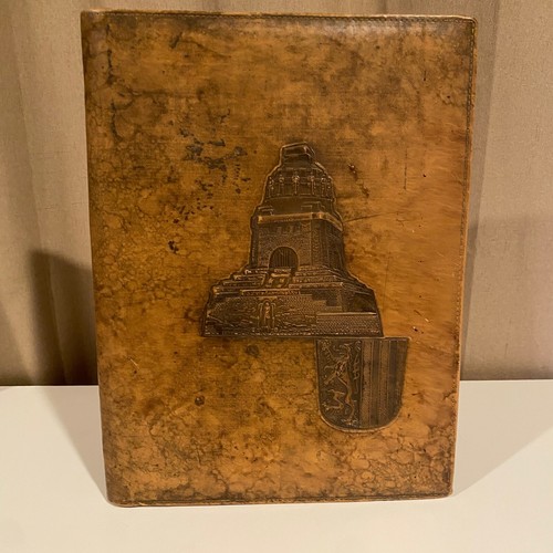 Vintage Embossed German Business Folder – 14”x11” – Historic Collectible