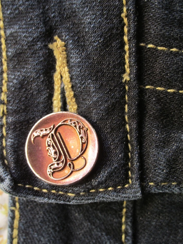 Falda vaquera midi DOWNEAST para mujer talla 12 azul oscuro jean de ensueño bolsillos elásticos Foto 3 de 4