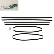 1969 Chevrolet Chevelle Coupe 8pc Window Felt Sweeps Weatherstrip Seals