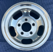 1 15 Shelby Cal 500 Vintage Polished Slot Mag Wheel 15x7 Rim 5x5.5 Ford Jeep