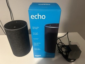 Amazon Echo 2. Generation Lautsprecher Alexa Anthrazit - kaum benutzt - originalverpackt