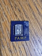 1 gram 999.5 Platinum Bar PAMP Suisse Lady Fortuna In Veriscan 3576.90 per troy oz