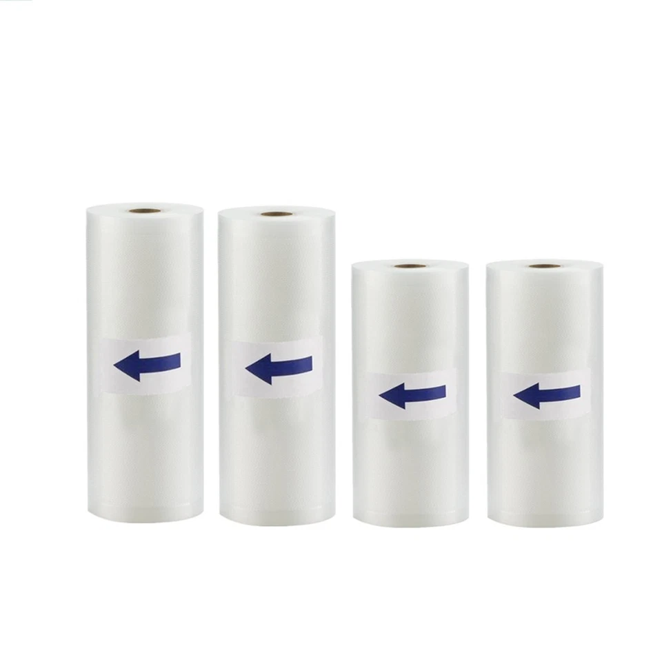 Bolsas selladoras al vacío rollos de 8 x 50' 11 x 50' 8 x 20' bolsas de ahorro de alimentos en relieve 4 mil EE. UU. Foto 3 de 4