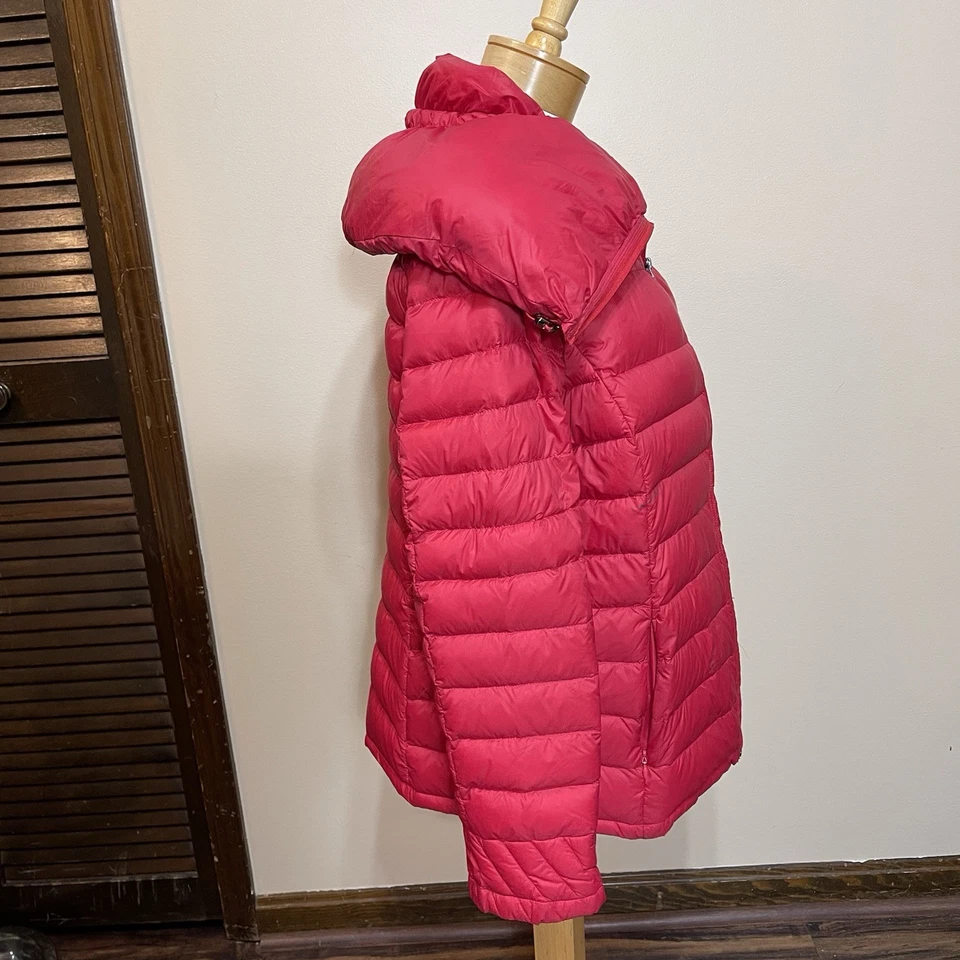 Chaqueta acolchada para mujer Curations Caravan roja con aislamiento de plumón bolsillos XL Foto 4 de 4