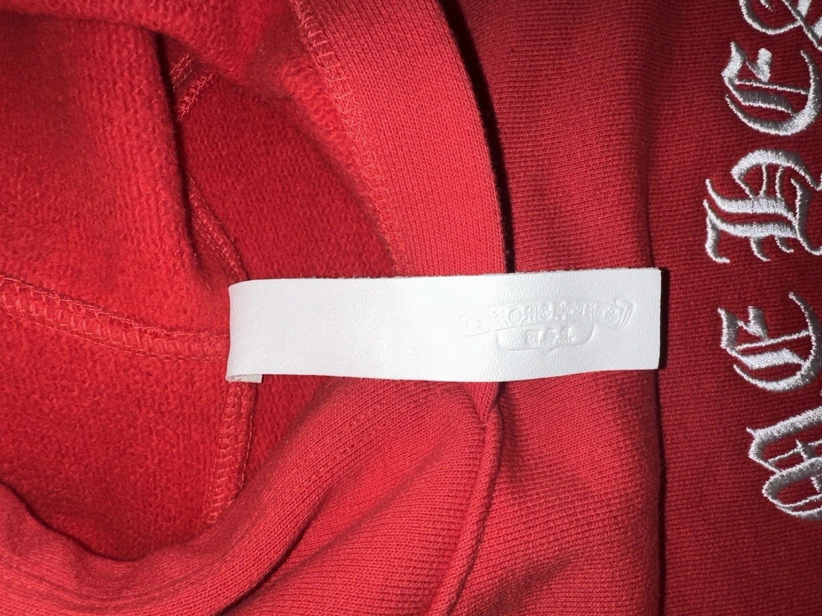 CHROME HEARTS Cuori Cromati SAILIN ON HDPLVR con Ricamo Sematario RARO