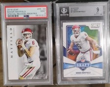 Baker Mayfield 2018 Leaf Special Release - Premier Rke. Psa 9, Score Rc Bgs 9