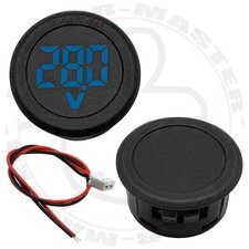 VOLTMETRO DIGITALE DA PANNELLO LED BLU 4,5–100V DC PER AUTO MOTO ELETTRONICA