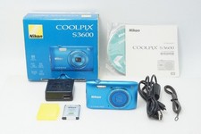 Nikon COOLPIX S3600 20.1MP Compact Digital Camera Cobalt Blue w/ Box 260818e