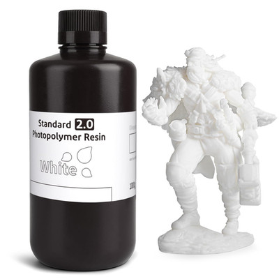 3D Drucker Resin 405nm UV Harz LCD Photopolymer Hohe Praezision 1000g Weiß