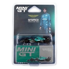 MINI GT ASTON MARTIN AMR24 2024 F1 BAHRAIN GP 1:64 #18 LANCE STROLL MGT01001-P10