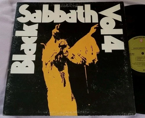 BLACK SABBATH Album VOL 4 LP ORIGINAL Vinyl Green Label 1972 OZZY OSBOURNE