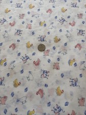 BTHY 100 Cotton Fabric Unbranded Farm Animals 
