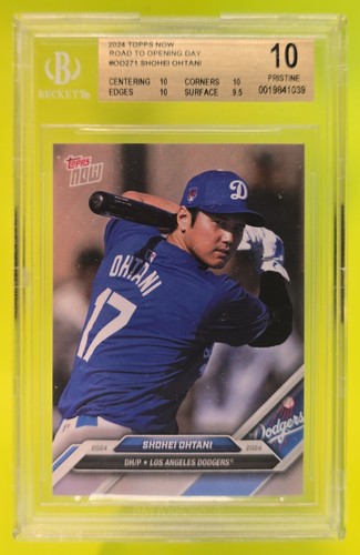 2024 topps now road to opening day Shohei Ohtani od271 BGS 10