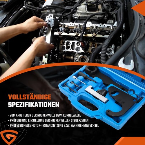 Nockenwellen Motor Einstellwerkzeug für Fiat Nissan Mercedes Renault 1.6 DCI R9M - Bild 7 von 15