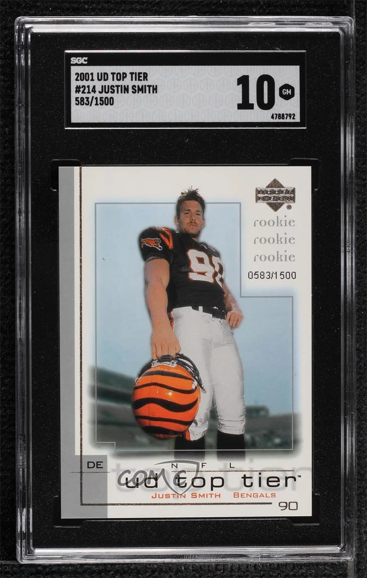 Justin Smith Upper Deck Top Tier #214 Base