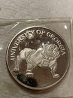 University of Georgia Liberty Bowl Silver Round 1 Troy Ounce .999 Fine