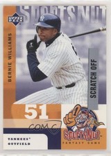 2003 Upper Deck MVP SportsNut Fantasy Game Bernie Williams #SN37 11pj