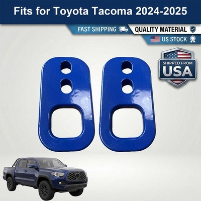 Royal Blue Front Tow Hooks for 2024-2025 Toyota Tacoma Recovery Point Pair L+R