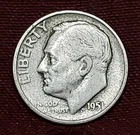 1951-S Roosevelt Dime Silver, Free Shipping