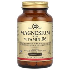 Magnesium with Vitamin B6, 250 Tablets