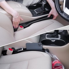 Car Seat Gap Filler Set of 2, Soft Foam Multifunctional Seat Side Gap Filler ...