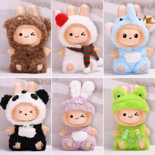 Handmade 15/17cm Doll Clothes Size Fits for LABUBU Plush Animal Friends Outfits