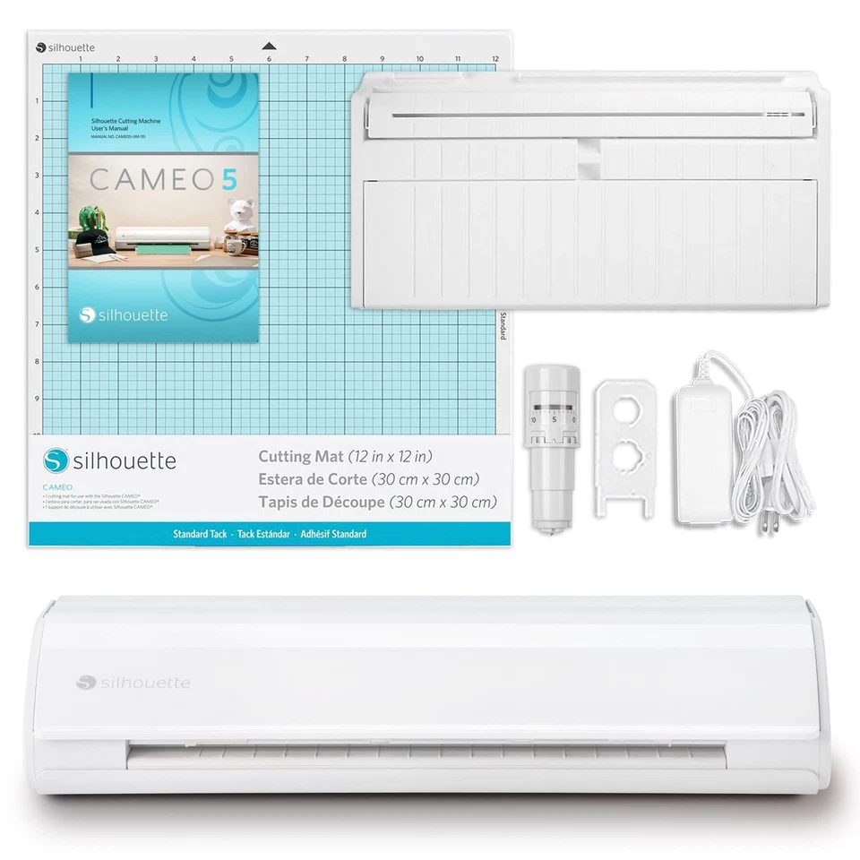 Silhouette White Cameo 5α Alpha - Cortador de vinilo de 12" con alimentador de rollos Foto 4 de 4