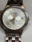 Seiko V732-0450 Quartz Gold And Silver Tone Vintage Men’s Watch works