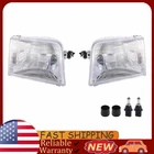 Pair Headlights For 1993-1997 Ford Ranger Driver and Passenger Side W/Bulb