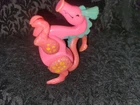 Vintage 1974 Fisher Price Little People Pink Dragon Castle Play Set W/Both Ears