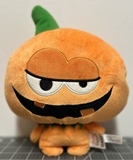 GANZ Squishy Squad Spooky Pal Halloween Jack O Lantern Pumpkin Big Head 10"