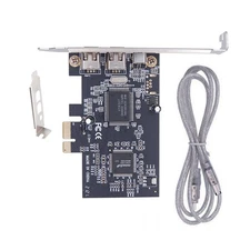 New 3 Ports PCI Express 1X to External IEEE 1394 Firewire Expansion Card