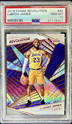2018 Panini Revolution LeBron James Silver Los Angeles Lakers PSA 10 🔥