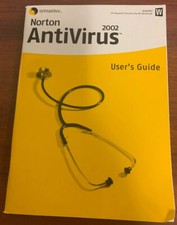 NORTON ANTIVIRUS 2002 User  s Guide Instructions Only FREE SHIPPING