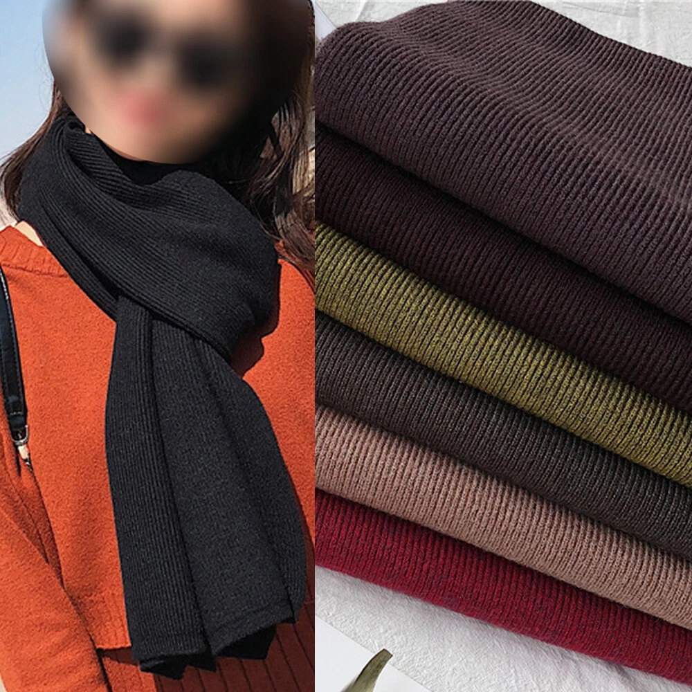 30*180cm Student Scarf Unisex Solid Color Knitted Woolen Neck Warm Scarf Outdoor
Opens in a new wind