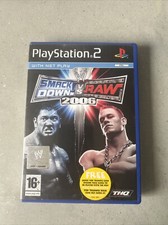 SMACK DOWN VS RAW 2006 PS2 PlayStation 2 game includes manual USED