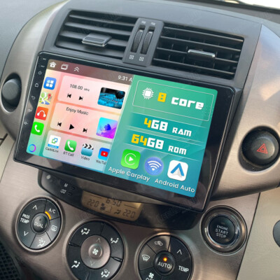Autoradio Android 9 Pollici Per Toyota RAV4 2007-2012 – 4G+64G, Wireless Carplay E Android Auto